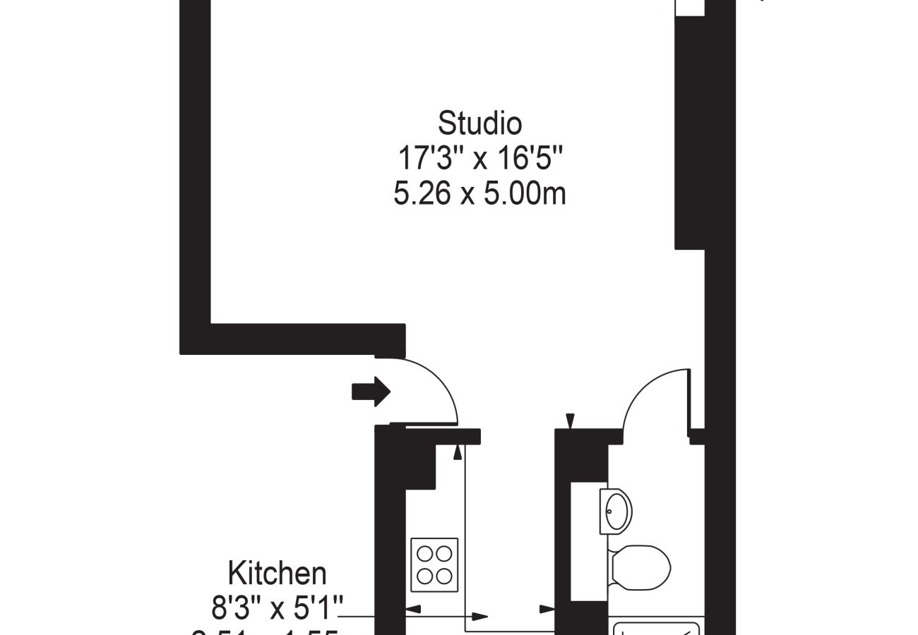 Studio in London - Fitzrovia Studio 3 W1