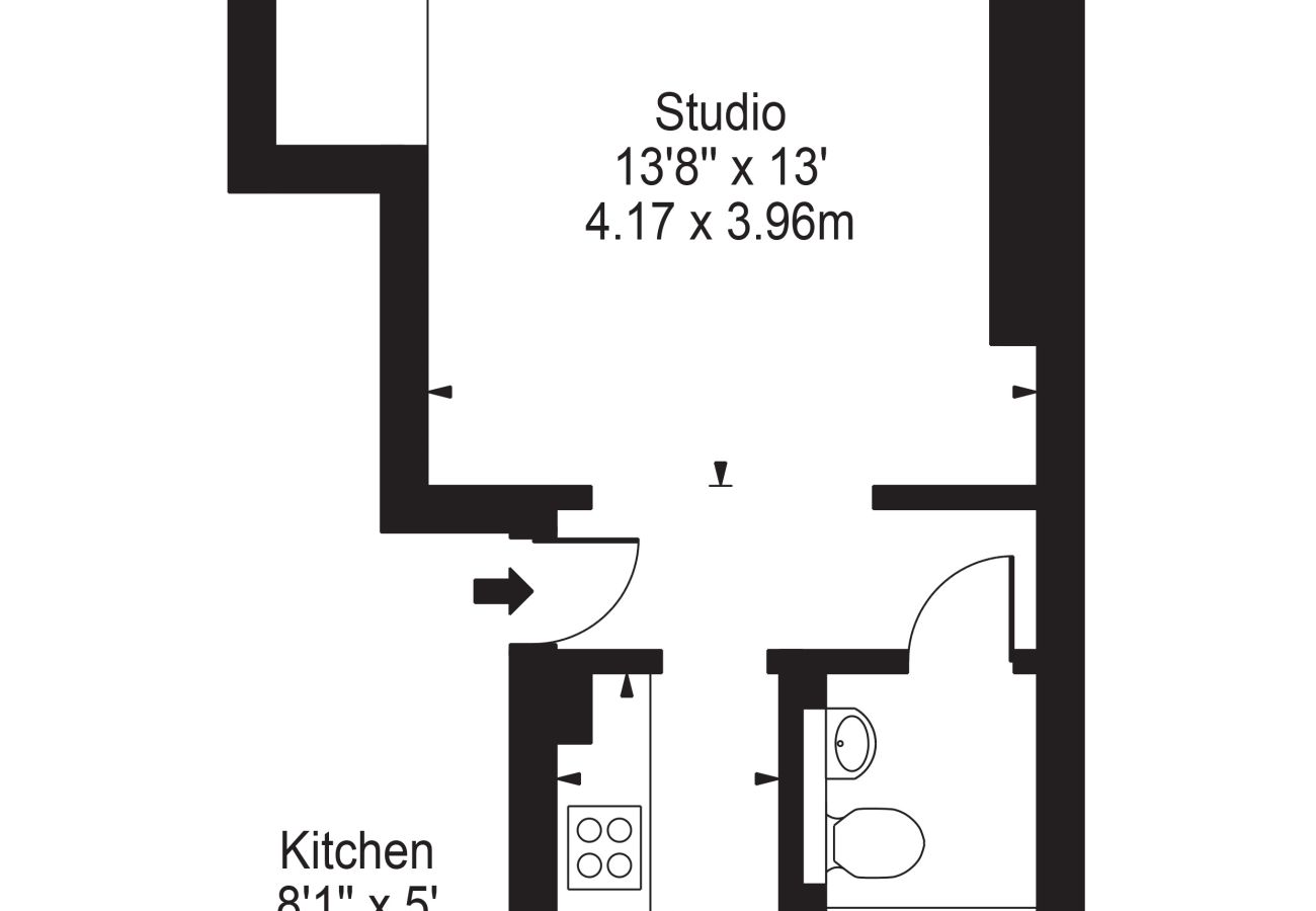 Studio in London - Fitzrovia Studio 1 W1